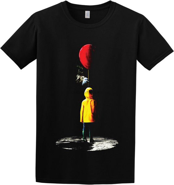 

georgie - creepy scary it clown 2020 stephen king movie inspired t-shirt mens t shirt summer o neck 100% cotton wholesale