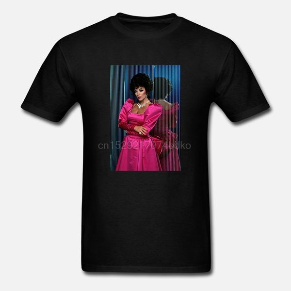 

мужчины тенниски 80s joan коллинс unisex t shirt женщины t-shirt тройники верхней