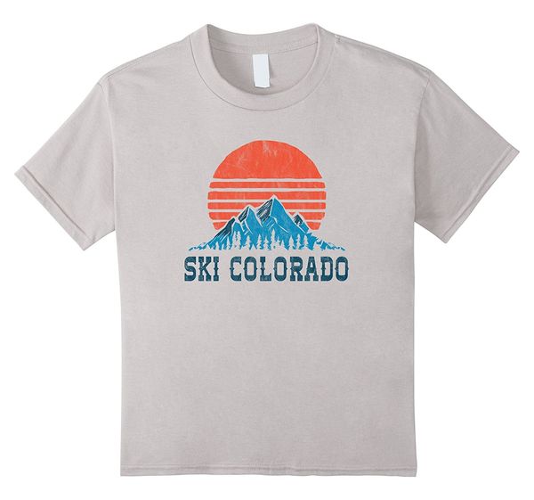 

2019 new summer casual tee shirt colorado vintage retro t-shirt
