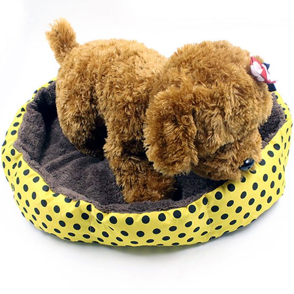 

octagonal kennel super soft cotton velvet winter warm dog bed cat nest removable wash wave pet supplies