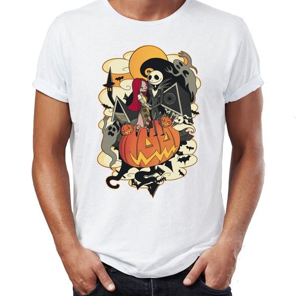 

men's t shirt nightmare before christmas awesome artwork printed tee