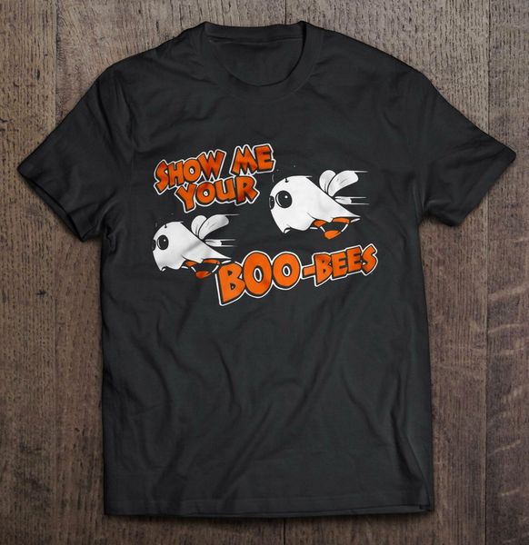 

show me your boo-bees halloween men t-shirt s-3xl graphic tee shirt
