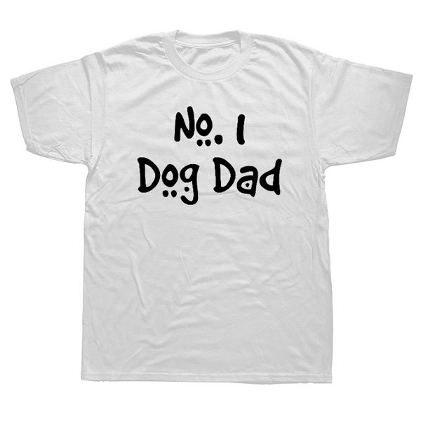 

number one dog dad funny graphic t-shirt mens summer style fashion short sleeves oversized streetwear t shirts