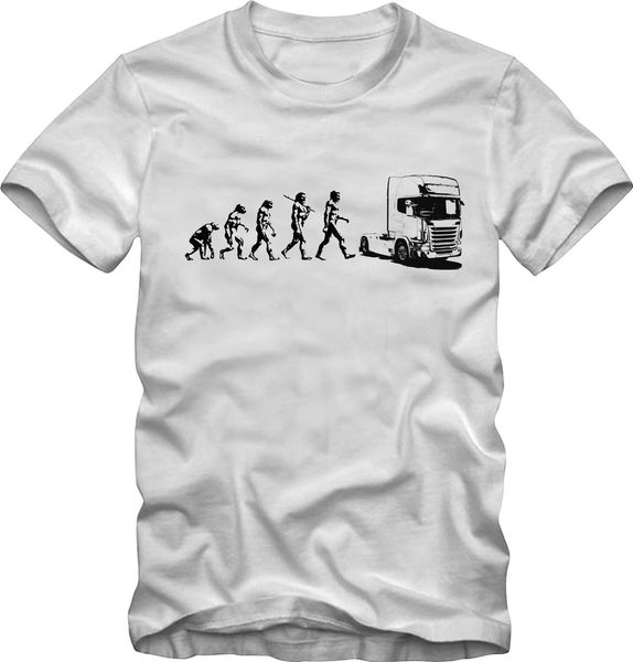

2019 summer fashion men t-shirt evolution trucker trucker lkw fahrer t-shirt viele farben