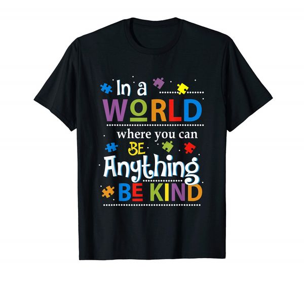 

autism awareness tshirt - be kind shirts for men women kids