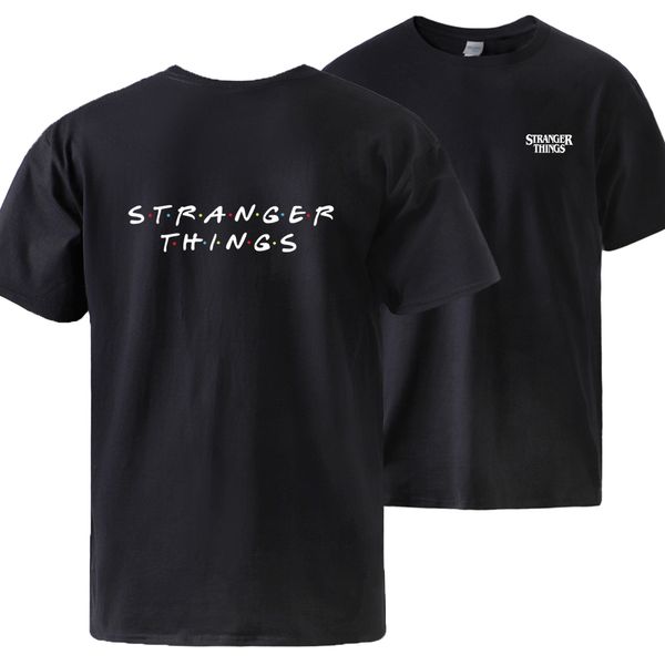

fashion stranger things mens summer short sleeve sportswear tshirts 2020 man brand loose causal workout cotton tees