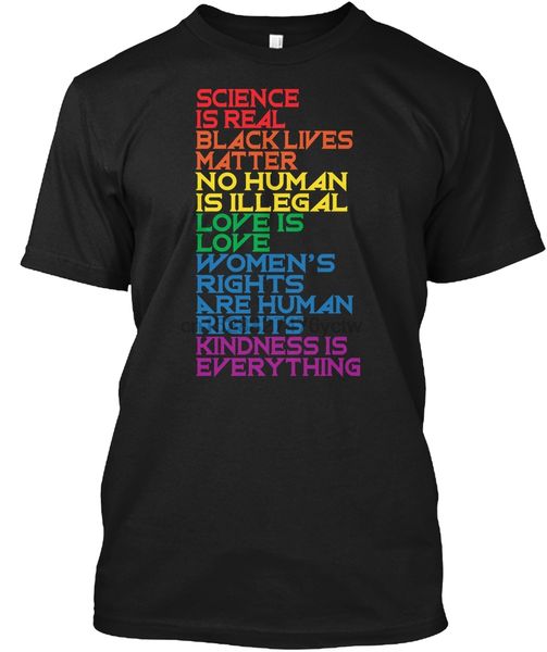 

men t shirt science is real black lives matter lgbt(1) women t-shirt