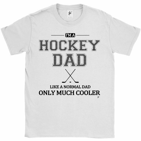 

новый 2019 мужчина мода я hockeier папа как нормальный папа только много cooler fathers day mens t-shirt горячей tee shirt