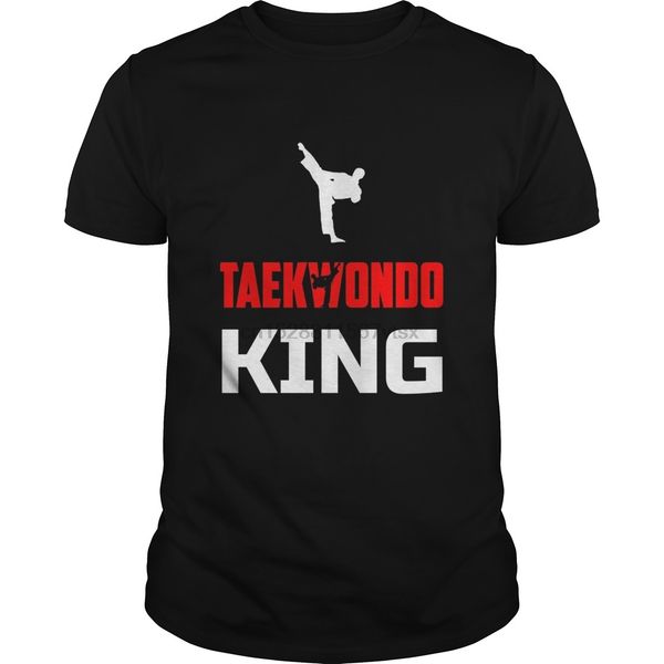 

мужчины тенниски таэквондо каратэ рубашки - тхэквондо king забавный подарок охладиться печатными футболки тройников верхними
