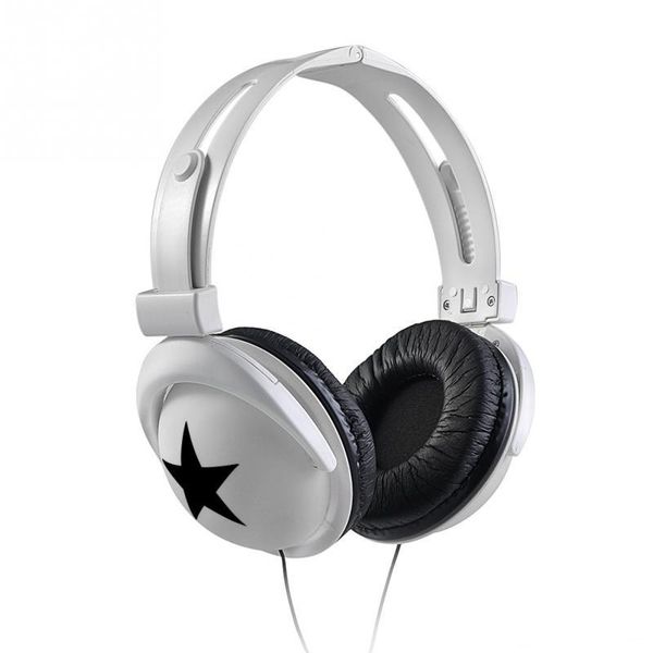 

new headphones big star pattern sports head type bass headset gaming earphones for 3.5mm pc mobile phone mp3 mp4 computer