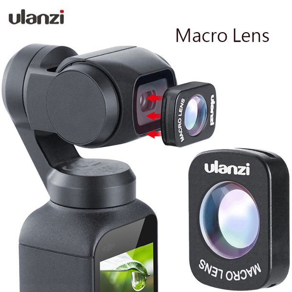 

lighting & studio accessories ulanzi op-6 osmo pocket macro lens optical glass 10x close-up super filter for dji vlog gimbal accessory