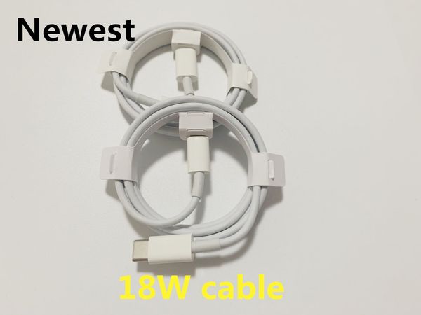 

original oem 18w pd charging cable usb c for 11 pro max data cable type c quick charge for usb-c core with packing