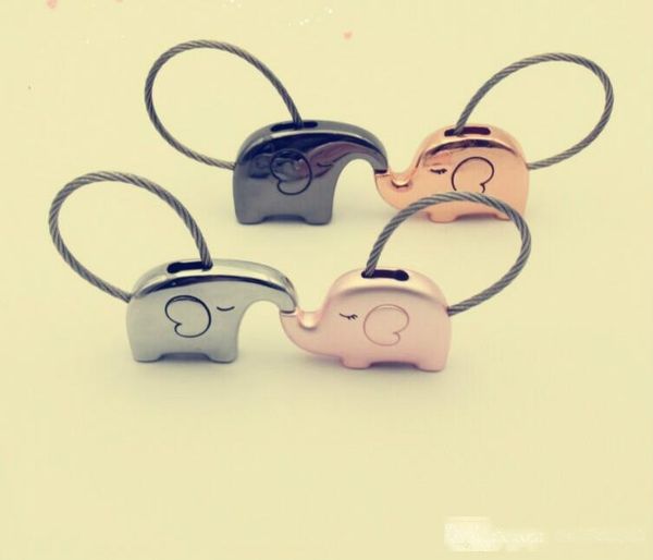 

elephant keychain cute animal metal key ring holder keyring car handbag bag party souvenir wedding favors and gifts