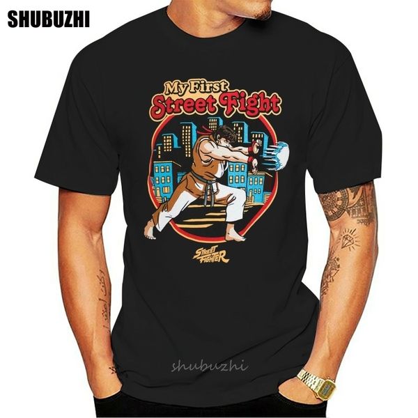 

authentic street tee fighter my first street fight t-shirt s-3xl new men women fashion tshirt hoodie
