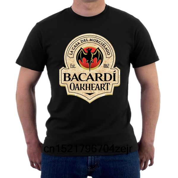 

мужчины майка новой мода bacardi oarheart t shirt классический tops смешно тенниска новизны тенниска женщины