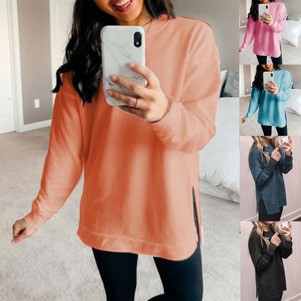 

yoga shirts loose sports sweaters for women workout running shirts breathable casual cloths quick dry full sleeve large size, White;red