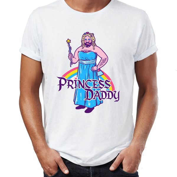 

men's t shirt fabulous dad princess funny father's day gift artsy tee