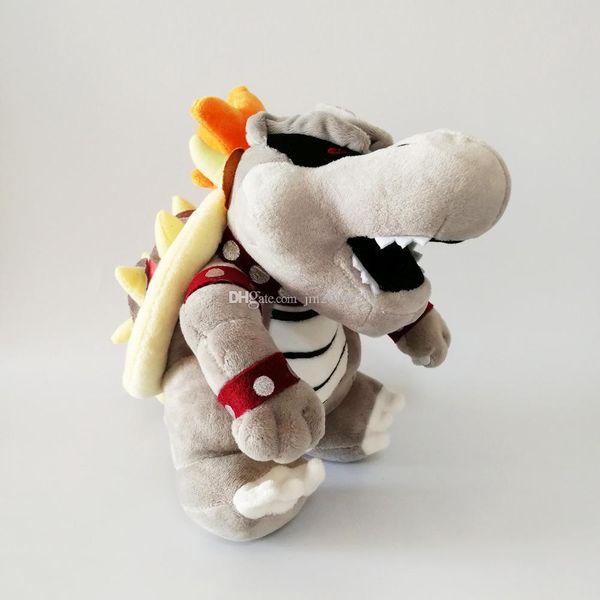

wholesale luigi bros gray bones bowser koopa soft doll plush toy for kids christmas halloween gifts 25cm