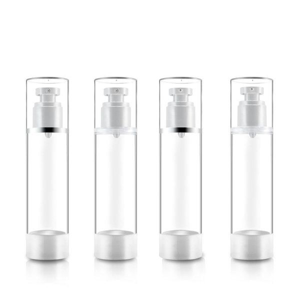 

plastic cosmetic jars with pump empty cream dispensers bottle containers packing refillable bottles makeup tool storage jar 0088pack