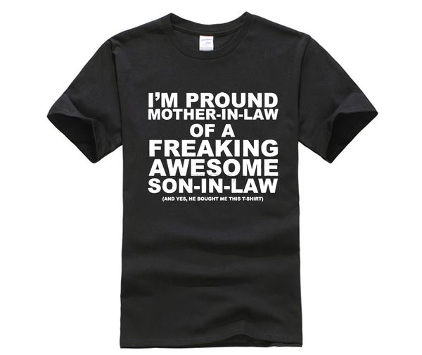 

im гордой тещи из долбанные высокий зятю mens t shirt