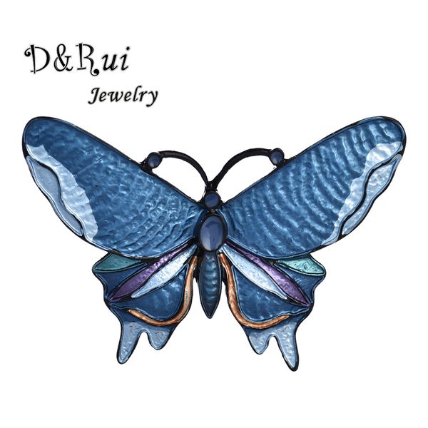 

pins, brooches 2021 women's enamel butterfly for girls metal pins alloy insects banquet wedding bouquet brooch jewelry gifts, Gray