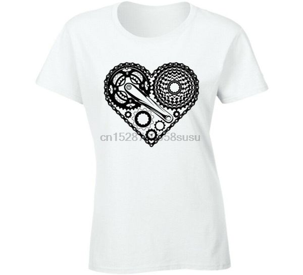 

love riding bikes bicycle gears road biking environment exercise t shirt male female tee shirt