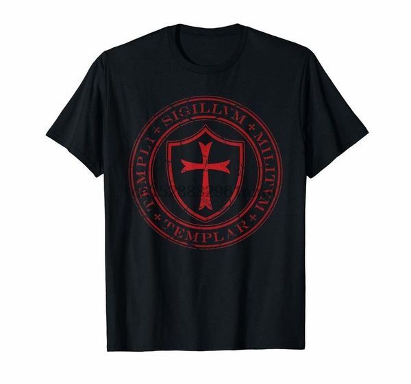 

clothing distressed knights templar cross seal of soldiers t shirt 2748