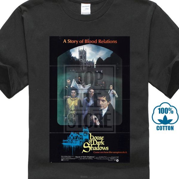 

house of dark shadows cool vintage 70's movie poster t shirt