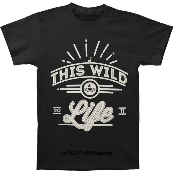 

смешные мужчины тенниски женщин новизны тенниску эта wild life wild camp t-shirt