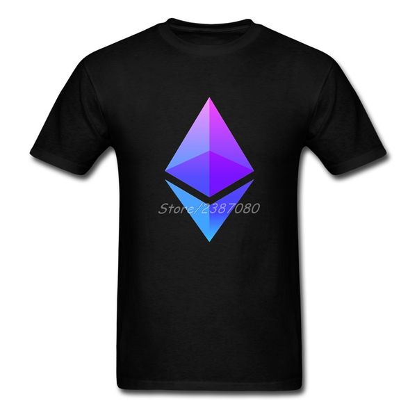 

casual ethereum t shirt camiseta t-shirts for men o-neck cotton big size short sleeve men's shirts