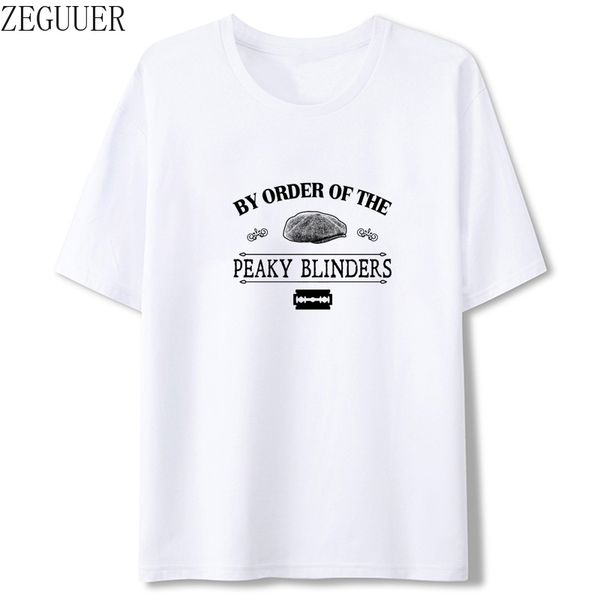 

peaky blinder 100% cotton funny print casual mens t shirts fashion mens men t shirt short sleeve men's t-shirt