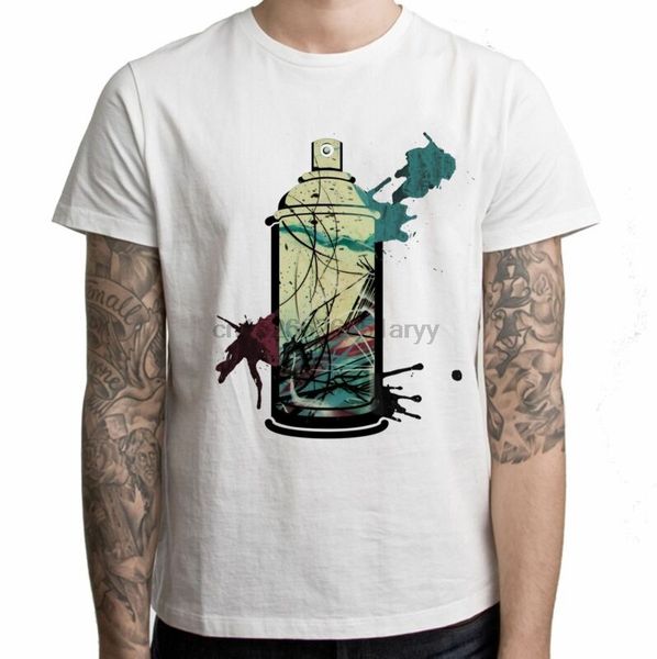 

graffiti aerosol spray can mens t-shirt - street art urban