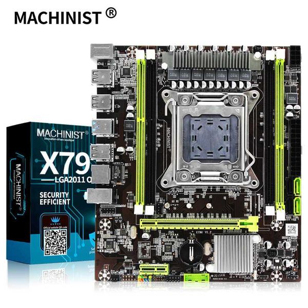 

MACHINIST X79 desktop motherboard LGA 2011 support Xeon E5 series processor DDR3 ECC RAM memory USB3.0 SATA3.0 X79H mainboard