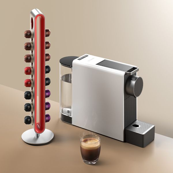 

capsule coffee machine mini small italian fully automatic for home & office use capsule coffee machine