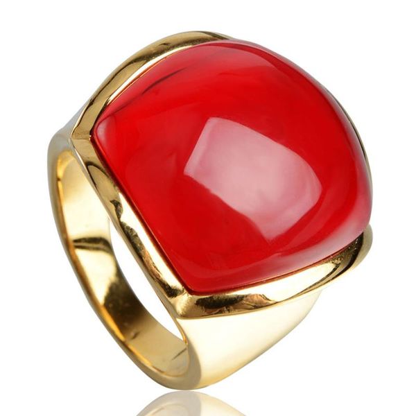 

cluster rings big size stone natural opal ring man stainless steel wedding engagement bands fashion jewelry anel masculino drop, Golden;silver