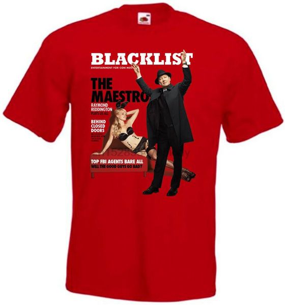 

blacklist tv series v9 t-shirt red movie poster all sizes s...5xl