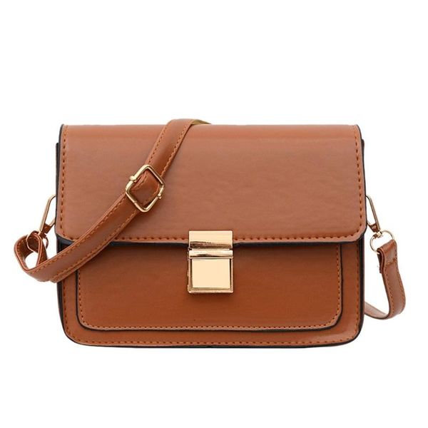 

fashion simple small square bag women's designer handbag 2020 high-quality pu leather bags mobile phone shoulder bags #zer