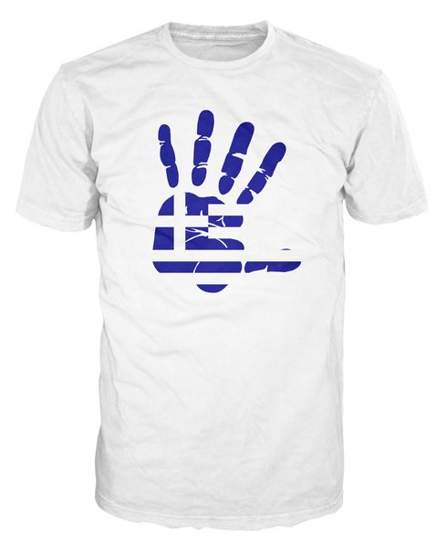 

2019 100% cotton greece flag palm national fan t-shirt