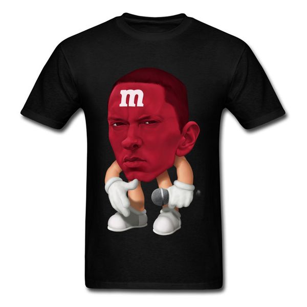 

em m cool t-shirt men 3d karaoke red face t shirts 90s funky clothing hipster custom tshirt cotton tees funny