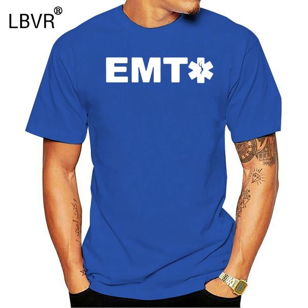 

add your name/text to our custom emt ems ambulance medical technician t-shirt two sides