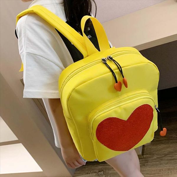 

aelicy girls fashion backpack childrens cute heart pattern sequins bag student school bag bolsa de la escuela del estudiante