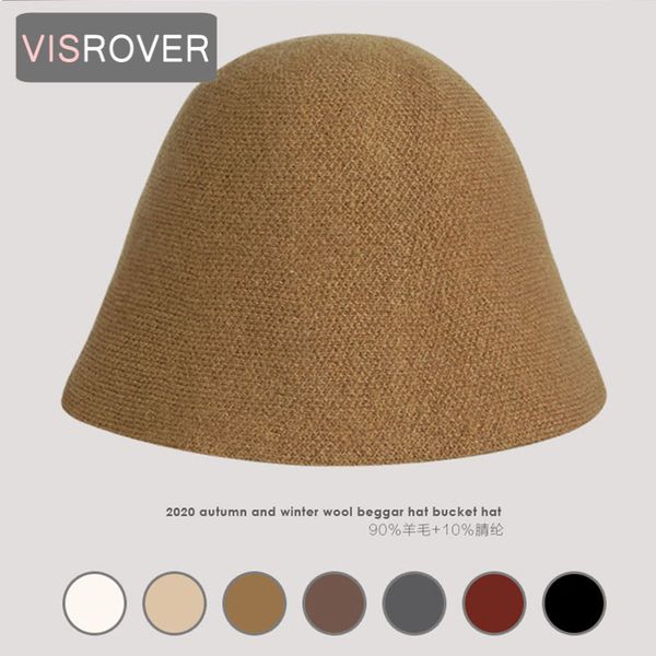 

visrover 7 colorways шерсть зимы ковш для спорта на открытом воздухе больших шлют прохладно женщины осени aurtumn зимней дама шляпы оптовых, Blue;gray