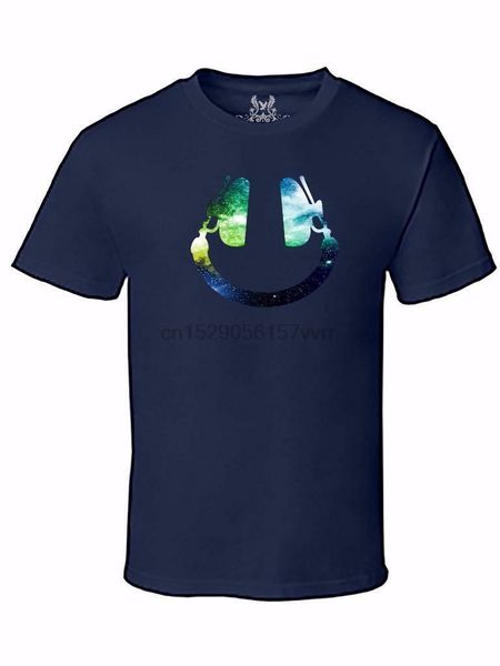 

nw mens printed smile headphone cool funny graphic design cotton t-shirt