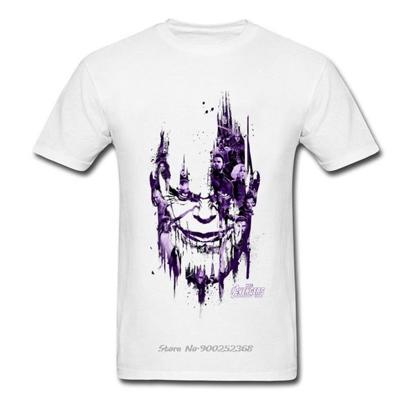 

thanos smirk t shirt avenge t-shirt men white clothing cotton rebel monster tee slim fit tshirt thor harajuku