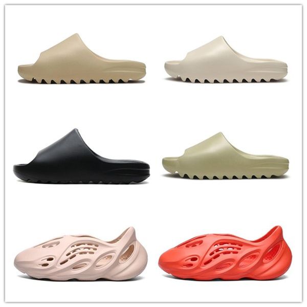 

sales bone earth mens women 450 slippers foam runner desert sand resin beach slides slipper sandal sandals size, Black