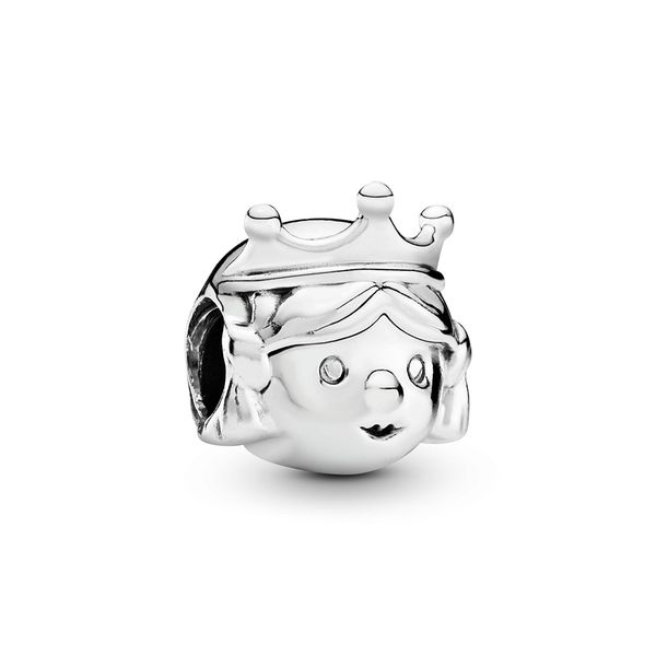 

2020 new authentic ale 925 sterling silver regal princess character charms beads fit pandora bracelets for diy fashion jewelry design making, Black