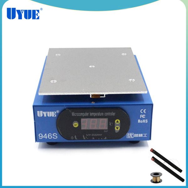 

uyue 946s preheating station 220/110v 400w 140x200mm lcd digital screen platform heating plate for phone repair screen separator