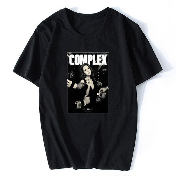 

lana del rey music cotton o-neck t shirt short sleeve brand t-shirt femme vintage shirts women/men streetwear