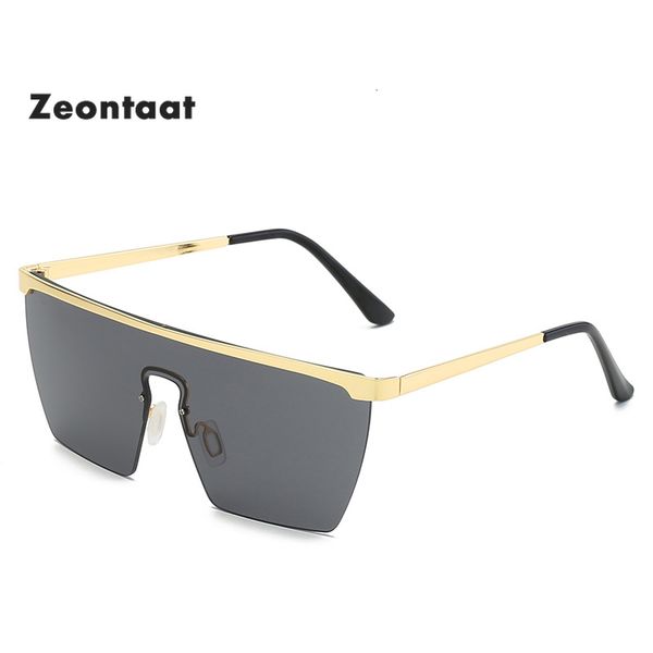 

square cutting sunglass luxury clear sunglasses oversized rimless mens women glasses metal female fashion hcnqx vintage sun frame hunkg, White;black