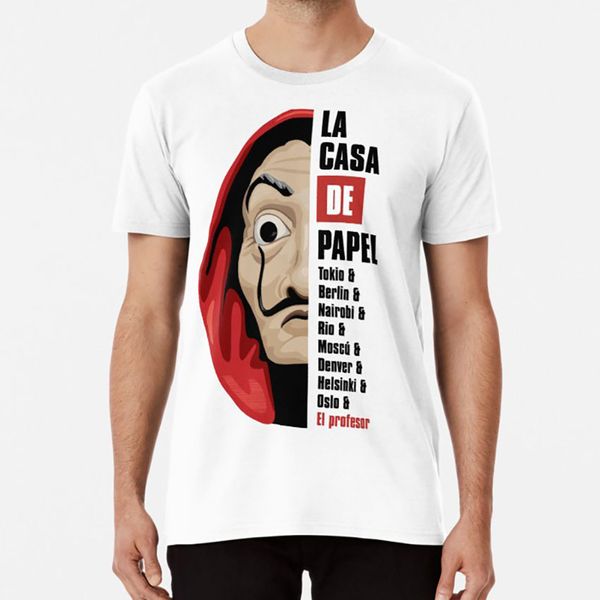 

money heist t shirt la casa de papel netflix series la casa de papel money heist